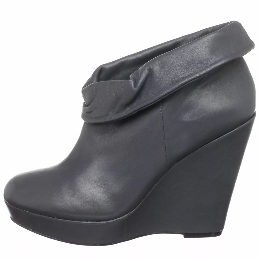 Kelsi Dagger wilma leather booties grey